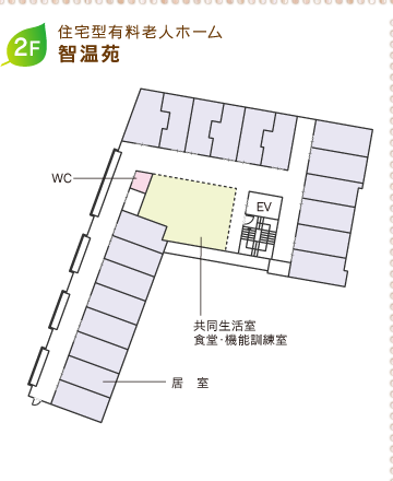 住宅型有料老人ホーム　智温苑　2F